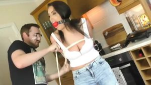  bondage in kitchen