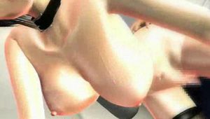  Horny 3D anime bitch gets fucked