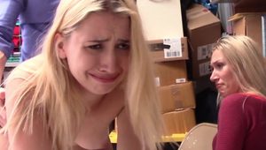  Sexy Shoplifting Mom And Daughter Get Punished