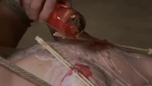  Intense BDSM Action with Candles, S&M, Toys, Nipple Clamps and Multiple Orgasms
