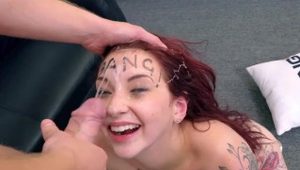  BANG Casting: RedHead Bombshell Amber Ivy fish-hooked & Stretched
