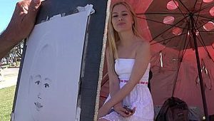  Cute blonde wants to fuck hard