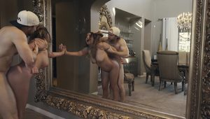  Beauty babe Dakota Rain jumps on massive dick in cowgirl pose