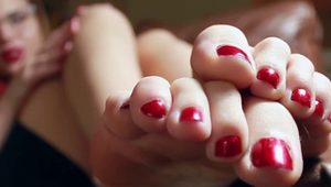  Mackayla's Red Toes JOI