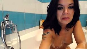  Mature Brunette Milf Solo Play After A Hot Shower