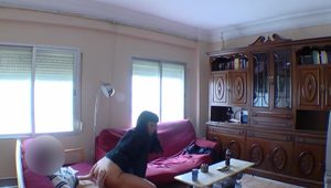  Horny spanish girl sucks brother's friend