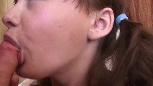  Brunette Teen Fucking A Big Dick