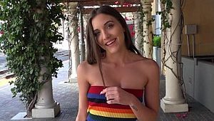  Stairwell blowjob from a teen