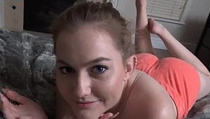  Kinky sister is eager to try stepbro's cock