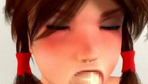  Nasty 3D hentai stunner gets slit toyed