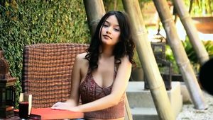  Big and firm natural boobs teen strips naked outdoor